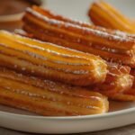 churros crujientes servidos con salsa de chocolate sin sombras los churros son lo mas destacado(1)